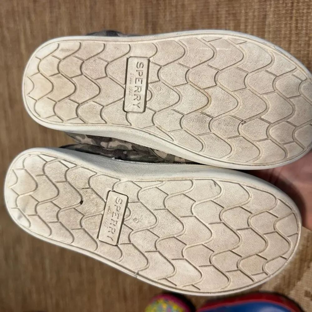 Sperry Kids Camo Shoes Size 13
